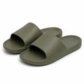 Claquettes 40/41 en mousse EVA vert kaki - ouvertes légères pour piscine et maison